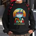 Retro Vintage Papa Shark Doo Doo Doo Sweatshirt Gifts for Old Men