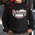 San Francisco Football Vintage Sf Cali Retro Gameday Sweatshirt Gifts for Old Men