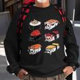 Sushi French Bulldog Funny By Huebucket Sweatshirt Gifts for Old Men