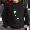 Tuxedo Cat Gift Sweatshirt Gifts for Old Men