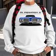 1972 Oldsmobile 442 Front Blue Ii Sweatshirt Gifts for Old Men