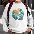 Here Comes The Sun Vintage Style Retro 60S Summer Gift Sweatshirt Gifts for Old Men