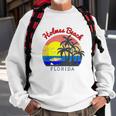 Holmes Beach Florida Vintage Retro Beach Sunset Gift Sweatshirt Gifts for Old Men