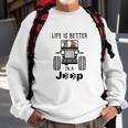 Pit Bull In A Jeep Sweatshirt Gifts for Old Men