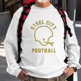 The Steel City Vintage Pittsburgh Football Sweatshirt Gifts for Old Men