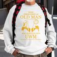 University Of Wisconsin-Milwaukee Sweatshirt Gifts for Old Men