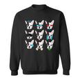 Emoji Boston Terrier Dog Face Sweatshirt