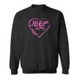 Jeep Girl - Pink Heart Lovely T-Shirt Sweatshirt