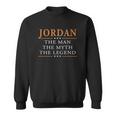 Jordan The Man The Myth The Legend Jordan Shirts Jordan The Man The Myth The Legend My Name Is Jordan Tshirts Jordan T-Shirts Jordan Hoodie For Jordan Sweatshirt