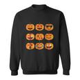 Pumpkin Emoji Pumpkin Emoji Halloween Costume Sweatshirt