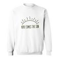 Here Comes The Sun Summer Beach Sunshine Graphic Sweatshirt