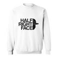 Half Right Face Sweatshirt