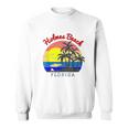 Holmes Beach Florida Vintage Retro Beach Sunset Gift Sweatshirt