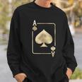 Ace Of Spades Playing Card Halloween Glam Sweatshirt Gifts for Him