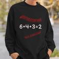 Funny Baseball Gift 6 4 3 2 Baseball Double Play Sweatshirt Gifts for Him