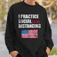 Funny Political Social Distancing Socialist Sweatshirt Gifts for Him