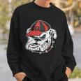 Georgia Bulldog Black Solid Sweatshirt Gifts for Him