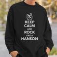 Keep Calm And Rock Like A Hanson Oktoberfest Sweatshirt Gifts for Him