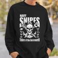 Navy Snipes Sweatshirt Gifts for Him