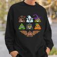 Poops Emojis Halloween Sweatshirt Gifts for Him