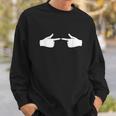 Shy Meme Fingers Touching I Am Shy Trend Anime Emoji Sweatshirt Gifts for Him