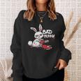 Funny Horror Rabbit Halloween Gift Evil Bad Bunny Sweatshirt Gifts for Her