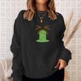 Funny Sick Vomit Halloween Emoji Group Costume Sweatshirt Gifts for Her