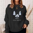 Happy Global Warming Snowmen Emoji Climate Change Sweatshirt Gifts for Her