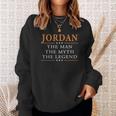 Jordan The Man The Myth The Legend Jordan Shirts Jordan The Man The Myth The Legend My Name Is Jordan Tshirts Jordan T-Shirts Jordan Hoodie For Jordan Sweatshirt Gifts for Her