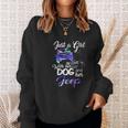 Just A Girl In Love With Her Dog And Her Heart For Jeep Sweatshirt Gifts for Her