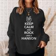 Keep Calm And Rock Like A Hanson Oktoberfest Sweatshirt Gifts for Her