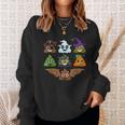 Poops Emojis Halloween Sweatshirt Gifts for Her