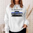 1972 Oldsmobile 442 Front Blue Ii Sweatshirt Gifts for Her