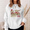 Vintage Motorcycle Native Chief Motorcycle Bikers Gift Sweatshirt Gifts for Her