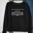 1966 Plymouth Belvedere Ii Front Black Sweatshirt Gifts for Old Women