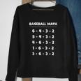 6 4 3 2 Baseball Math Cute Playing Softball Sweatshirt Gifts for Old Women