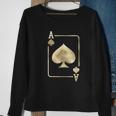 Ace Of Spades Playing Card Halloween Glam Sweatshirt Gifts for Old Women