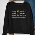 Bad Calla Trap Playa Bunny Emoji Dembow Reggaeton Style Sweatshirt Gifts for Old Women