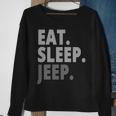 Eat Sleep Jeep For Jeep Drivers Sweatshirt Gifts for Old Women