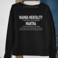 Funny Mamba Mentality Motivational Definition Gift Sweatshirt Gifts for Old Women