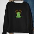 Funny Sick Vomit Halloween Emoji Group Costume Sweatshirt Gifts for Old Women