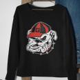 Georgia Bulldog Black Solid Sweatshirt Gifts for Old Women