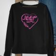 Jeep Girl - Pink Heart Lovely T-Shirt Sweatshirt Gifts for Old Women