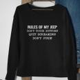 Jeep Rules Of My Jeep Sweatshirt Gifts for Old Women