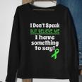 Non Verbal Awareness Cerebral Palsy Brain Damage Awareness Sweatshirt Gifts for Old Women