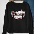 San Francisco Football Vintage Sf Cali Retro Gameday Sweatshirt Gifts for Old Women