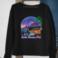 Santa Monica Pier Us Route 66 End Pacific Ocean Souvenir Sweatshirt Gifts for Old Women