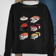 Sushi French Bulldog Funny By Huebucket Sweatshirt Gifts for Old Women