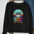 Vintage Granny Shark Doo Doo Doo Sweatshirt Gifts for Old Women