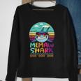 Vintage Memaw Shark Doo Doo Doo Birthday Gifts Sweatshirt Gifts for Old Women